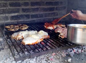 Una foto de Pollo a la pizza