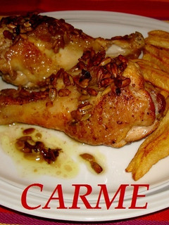Una foto de Alerones de pavo crujientes al curry