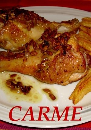 Una foto de Alerones de pavo crujientes al curry