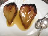 Peras asadas