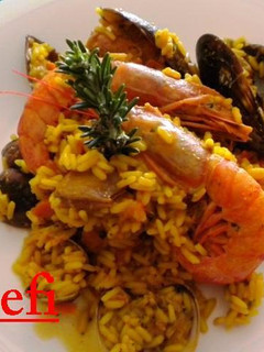 Una foto de Arroz con mariscos a la asturiana