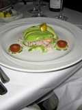 Ensalada de aguacate y gambas