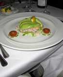 Ensalada de aguacate y gambas