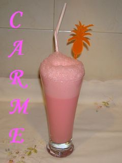 Una foto de Espuma de granadina