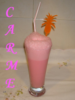 Una foto de Espuma de granadina
