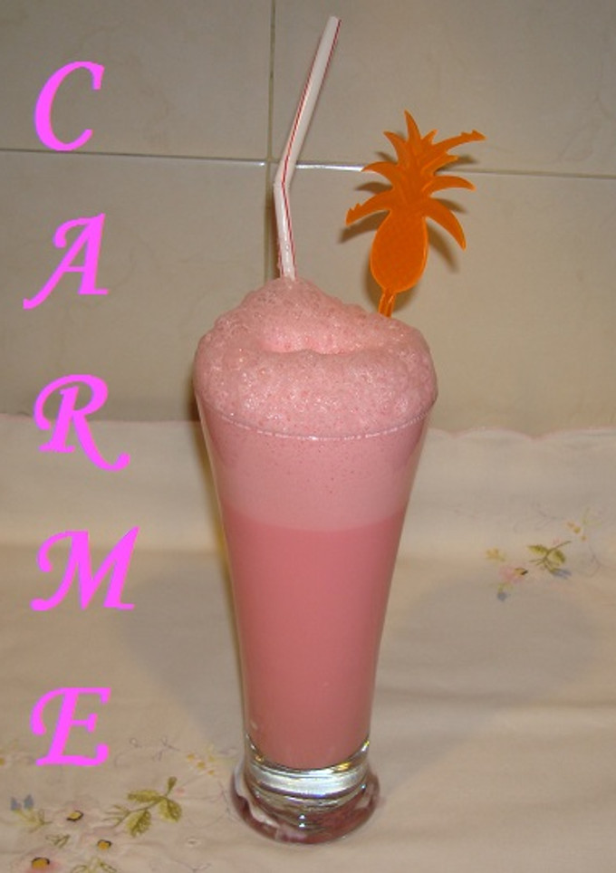 Una foto de Espuma de granadina