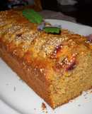 Cake de zanahorias con nectarinas