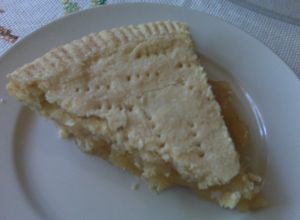 Una foto de Pay de manzana con masa quebrada