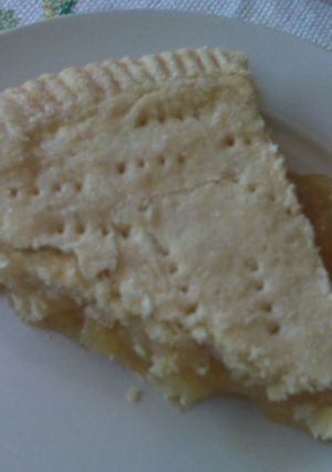 Una foto de Pay de manzana con masa quebrada