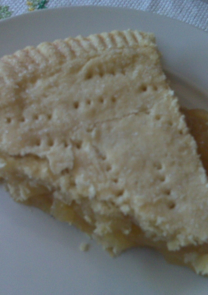 Una foto de Pay de manzana con masa quebrada
