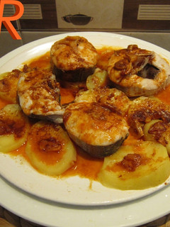 Una foto de Merluza a la gallega en 10 minutos