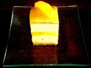 Una foto de bizcocho de mango