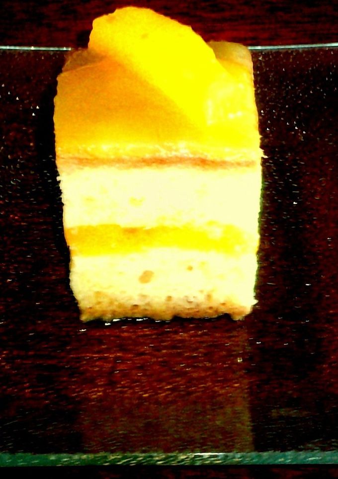 Una foto de Bizcocho de mango y piña