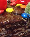Tarta de galletas y chocolate
