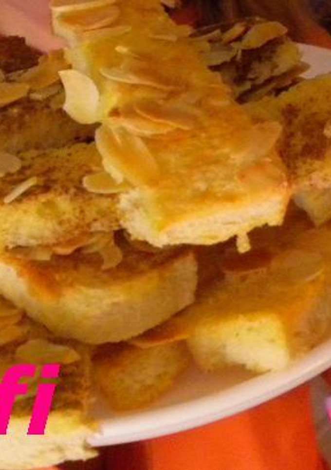 Una foto de Pan de molde almendrado