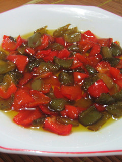 Una foto de Pimientos caramelizados