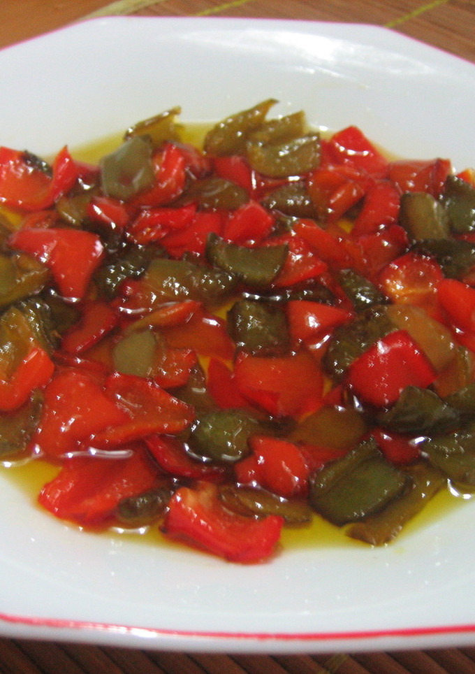 Una foto de Pimientos caramelizados