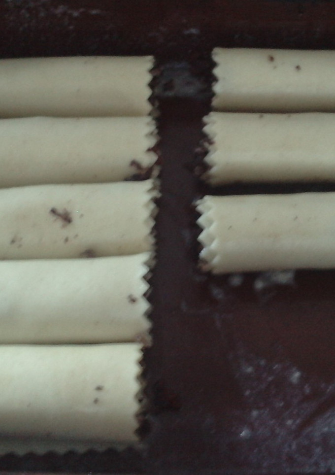 Una foto de Canelones de morcilla de Burgos
