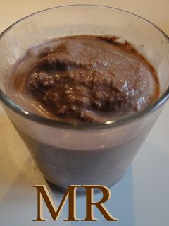 Una foto de Sorbete cremoso de chocolate