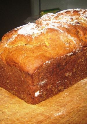 Una foto de Budín rápido y dulce de nueces pecan