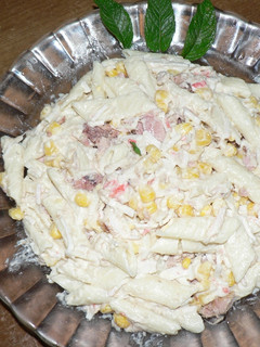 Una foto de Macarrones con mayonesa