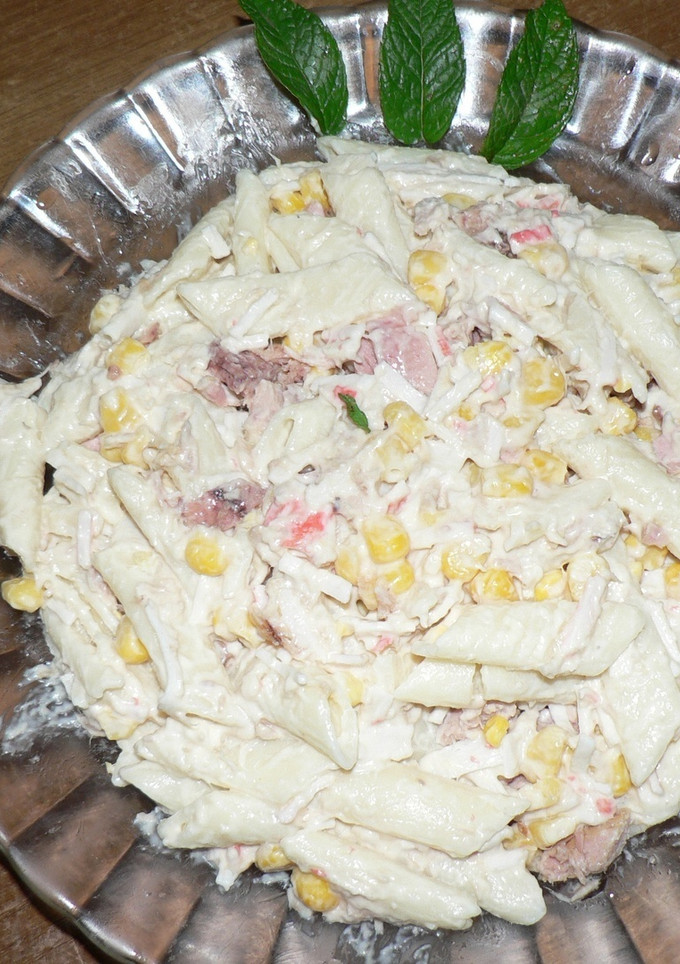 Una foto de Macarrones con mayonesa