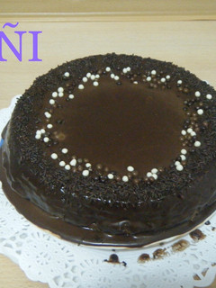 Una foto de Tarta sacher a mi manera