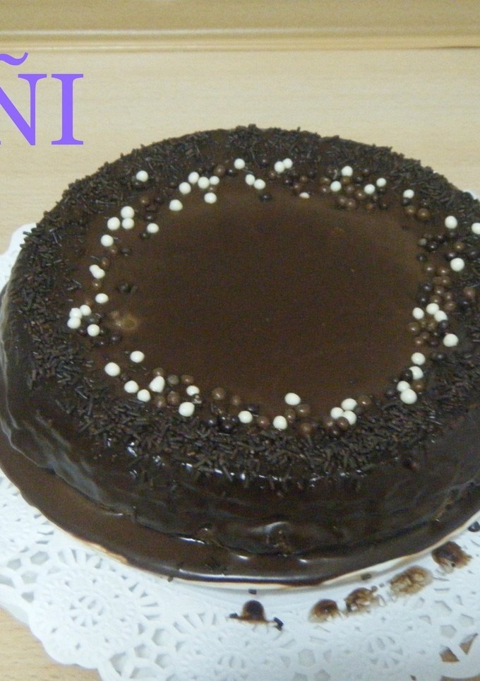 Una foto de Tarta sacher a mi manera