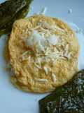 Tortilla de bacalao y queso