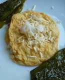 Tortilla de bacalao y queso