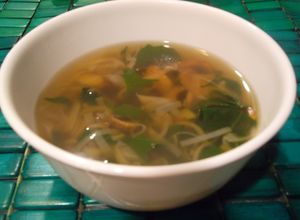 Una foto de Sopa improvisada