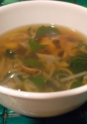 Una foto de Sopa improvisada
