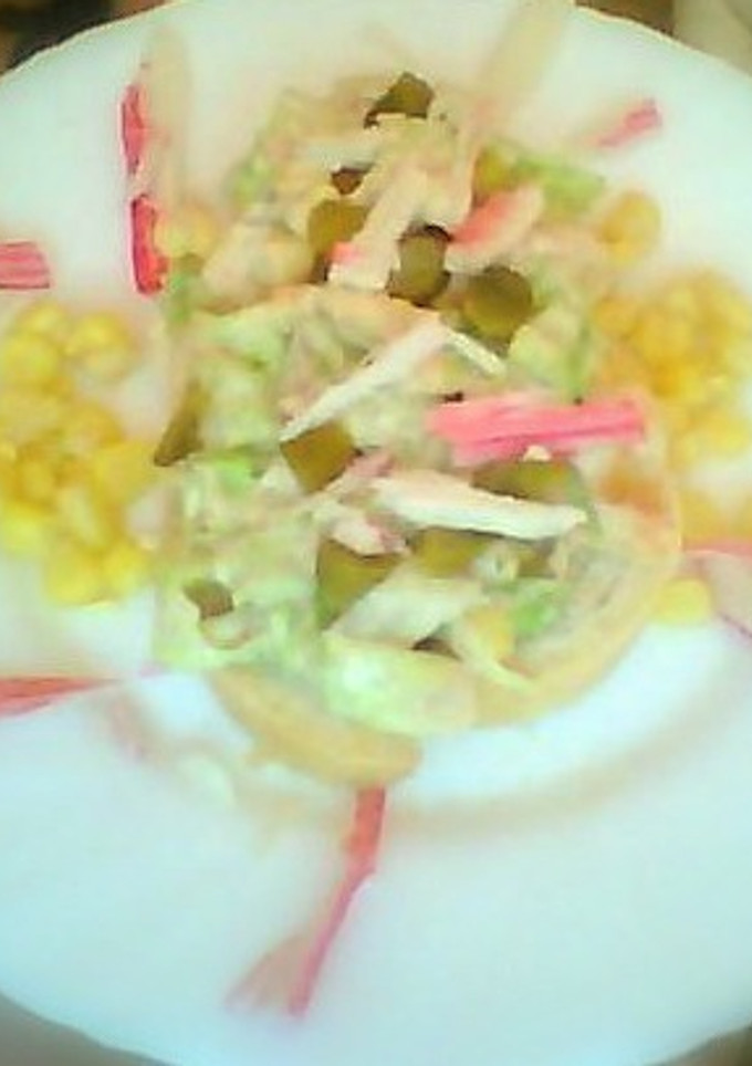 Una foto de Ensalada de cangrejo y mayonesa