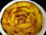 Tarta de manzana con pudding (Wähe)