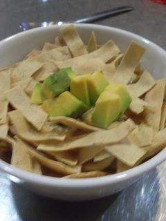 Una foto de Sopa de tortilla mexicana