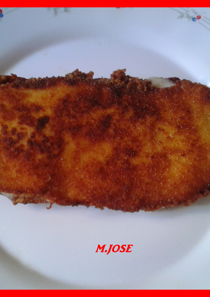 Una foto de Escalopines rellenos de queso y foie