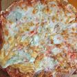 Pizza integral de quesos al aroma de orégano