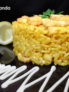 Una foto de Arroz a banda a mi gusto