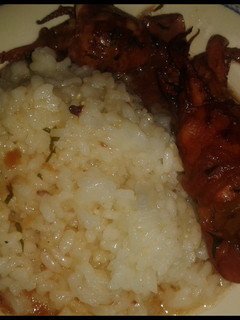 Una foto de Arroz con potas