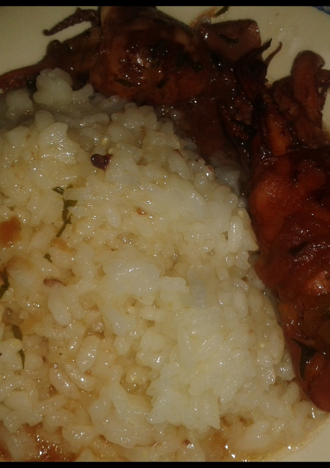 Una foto de Arroz con potas