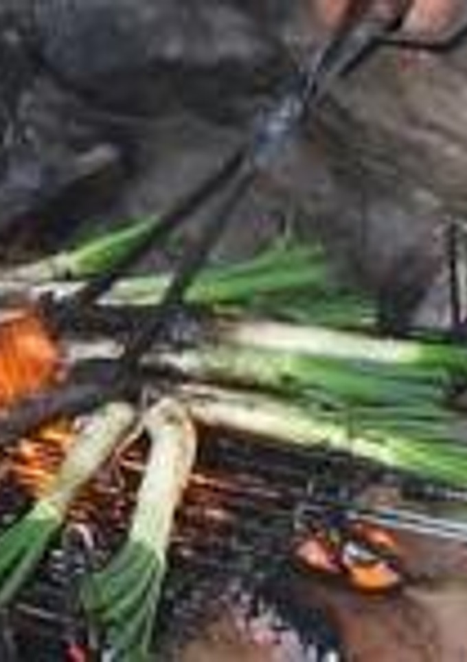 Una foto de Calçotada (cebolletas a la brasa)