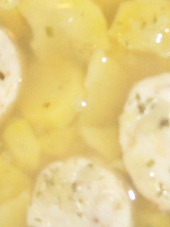 Una foto de Sopa de merluza