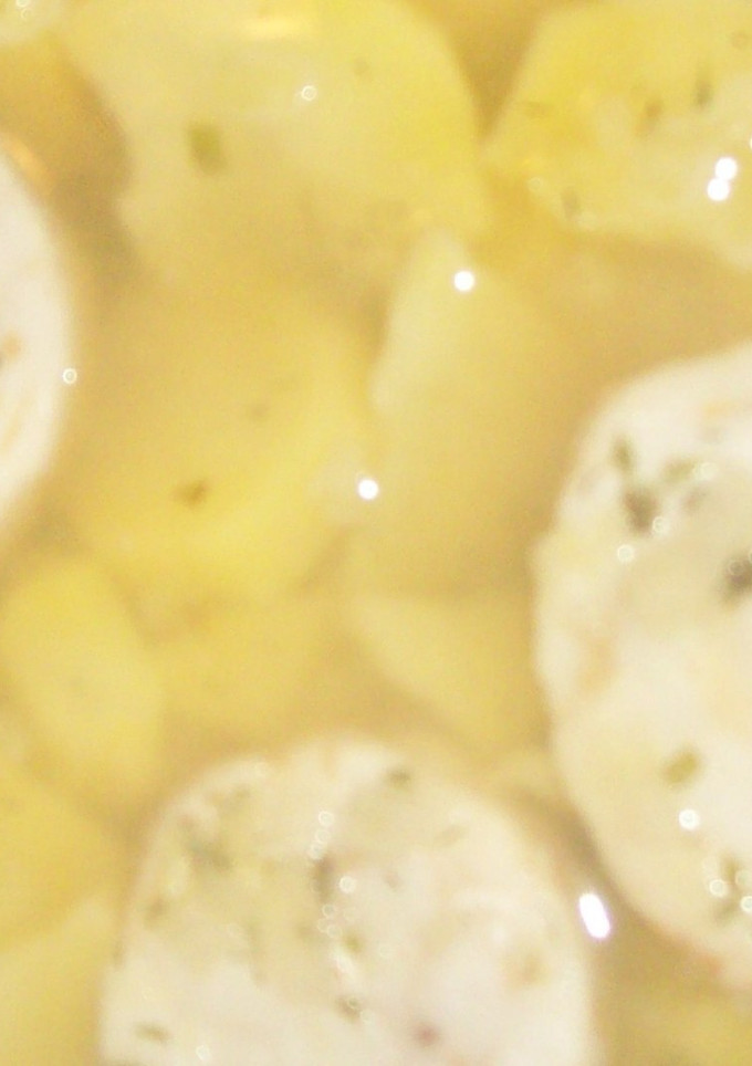 Una foto de Sopa de merluza