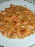 Langostinos con polvo de quicos
