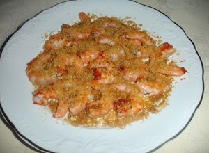 Foto principal de Langostinos con polvo de quicos