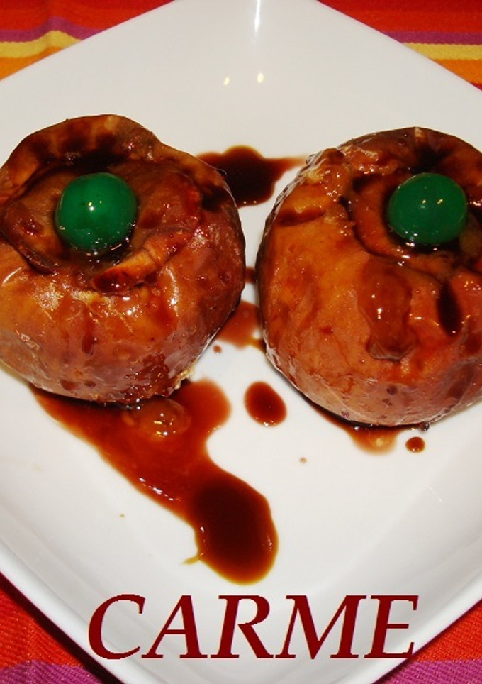 Una foto de Manzanas asadas rellenas de membrillo