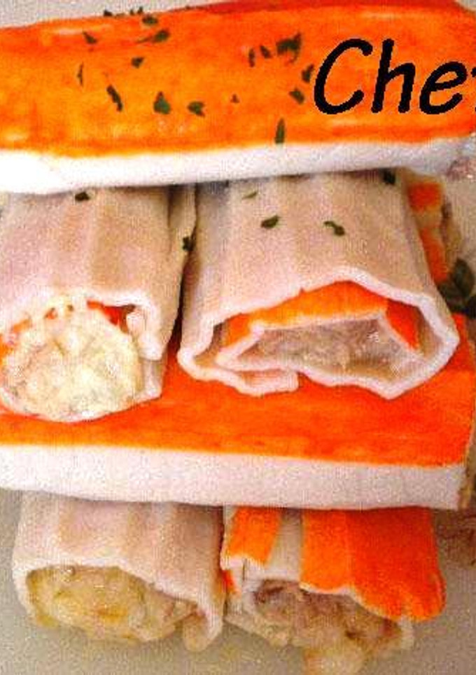 Una foto de Rollitos de krissia rellenos de atún