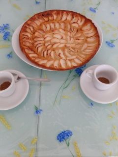 Una foto de Tarta de Manzana en láminas