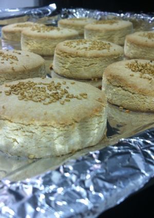 Una foto de Polvorones de navidad