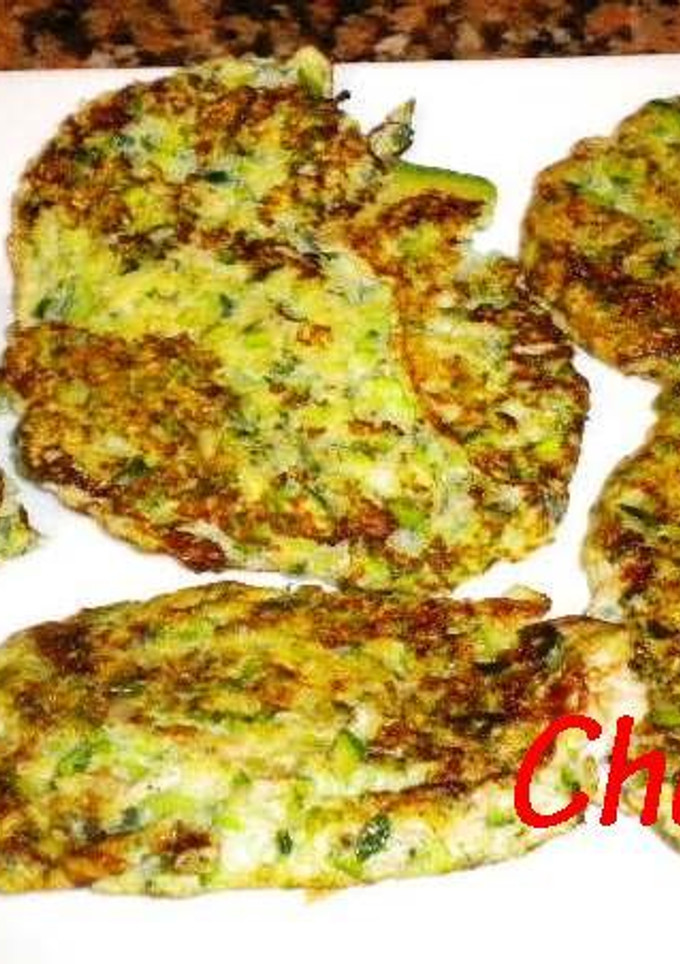 Una foto de Tortitas de calabacín